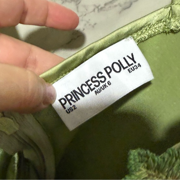 Princess Polly Kenzie Maxi Green Floral Dress 2 - Picture 7 of 13